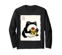 Bomba atómica Divertida radiactiva Nuclear Japonesa de la Rana gruñona Manga Larga