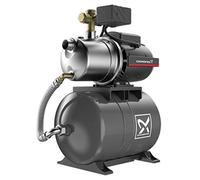 Bomba centrífuga monoetapa JP 4-54 PT H BBVP, 1x230V 50Hz 1,5M, salida doble, tanque de presión horizontal, en acero inoxidable, 49,5 x 28,6 x 57,7 centímetros, color gris (referencia: 99463876)