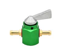 Bomba Combustible Moto Universal CNC Tanque Gas Interruptor Combustible Grifo De Gasolina Interruptor Gasolina Válvula De Cierre Grifo De Bomba Llave De Purga Para ATV(Green Switc)