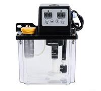 Bomba de aceite automática industrial con engranaje de aleación para lubricación CNC, capacidad de almacenamiento de 1L/2L, control electrónico de pantalla, potencia de 110V, caudal de 50ml/min (2L)