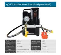Bomba de aceite de alta presión Bomba hidráulica eléctrica de 1,2 kW Bomba de aceite hidráulica portátil ultrapequeña,Importante(Package 1)