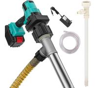 Bomba de aceite eléctrica - Transferencia de líquido portátil alimentada por batería para diésel, queroseno y productos químicos - alto caudal 10-100 l/min diseño inalámbrico eficiente