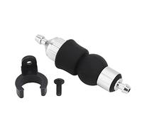 Bomba de aceite manual para coches RC, bomba de aceite manual universal para motores de metanol, compatible con vehículos todoterreno RC a escala 1/8 y 1/10, fabricada en aleación (Plata)