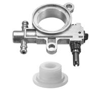 Bomba de aceite para cadena, tornillo de caracol para motosierra Erazte, accesorio 25 CC / 38 CC, Bomba de aceite de motosierra con engranaje de transmisión de gusano compatible