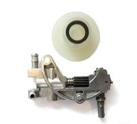 Bomba de aceite y gusano para motosierra china 4500 5200 5800 45 52 58 62cc, compatible con modelos CHN, pieza de repuesto mecánica