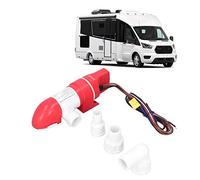Bomba de Achique Automática 12v Bomba de Achique de bajo Perfil 1100GPH / 4160LPH Eléctrica Automática de Acero Inoxidable DC12V Rotación de 360 ° para Barcos
