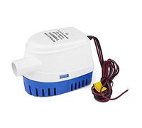 Bomba de Achique Automática, Bomba de Agua de Sentina Sumergible con Interruptor de Flotador Completamente Automáticainterno, para Sacar Agua de La Sentina de Un Barco 1100GPH 12V