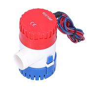 Bomba de achique semiautomática ZIXINNKC, bomba sumergible eléctrica pequeña para drenaje, suministra energía 12V/24V 350/500/750/1100 GPH (CC 24 V 1100 GPH)