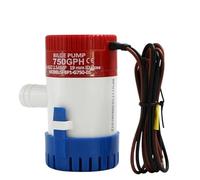 Bomba de achique sumergible de 12 V, 24 V, 1100 GPH, 750 GPH y 500 GPH, minibomba de agua eléctrica, utilizada en barcos, hidroaviones, autocaravanas y casas flotantes.(24V 750GPH)