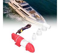 Bomba de Achique Water Sense, Rotación de 360° 1100GPH/4160LPH DC12V Bomba de Achique de Perfil bajo de Acero Inoxidable para Vehículos Recreativos para Barcos