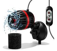 Bomba de acuario Wavemaker, bomba de circulación de acuario con controlador, bomba de onda magnética, bomba de flujo de agua de mar, 12 W 7000 l/h powerhead, para tamaño del tanque/volumen de agua: 50