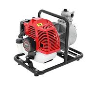 Bomba de agua 1,25 kW, 43 cc, portátil, 40 F, dos tiempos, con tubo de entrada, botella mezcladora de aceite para calefacción, embudo, filtro, bomba de agua de gasolina de 8500 rpm, para llenado de