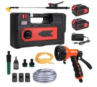 Bomba De Agua, Bomba De JardíN PortáTil Para 21V Con 2 BateríAs Bomba De Agua Recargable De 80 W Bomba De Riego Para Lavado De Autos Riego Y PulverizacióN De Pesticidas