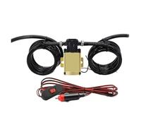 Bomba de agua, Bomba Peristáltica 12V Eléctrica Gasolina Alta Potencia Universal Autocebante,para grifo de agua(Single oil pump+2 M pipe)