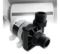 Bomba de agua CC sin escobillas para sistemas de 12 V y 24 V, cabezal de 5 m a 7 m, flujo de 600-800 l/h, impermeable IP68 con energía solar, para calentadores de agua, duchas, aumento de calefacción