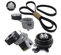 Bomba de agua & Cinturón & Tensor Kit Compatible con Golf Passat Tiguan Touran Jetta Ibiza Fabia A1 1.4 TSI 03C121004D 03C121004J SCSN