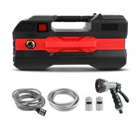 Bomba de agua compatible con batería Makita de 18 V, bomba eléctrica de jardín, bomba autocebante portátil inalámbrica para piscina de jardín, estanque, acuarios (solo herramienta, sin batería) (rojo)
