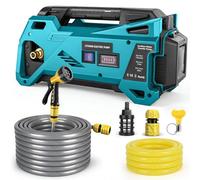 Bomba de Agua Compatible con Batería Makita de 18V, Bomba Eléctrica Autoaspirante Portátil Inalámbrica para Casa, Piscina, Autocaravana, Jardín, Jacuzzi, Estanque Acuario (Sin Batería)