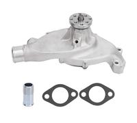 Bomba de agua corta de alto volumen Impulsor recto PCE195101001 Reemplazo de bomba de agua de alto flujo para motor BBC 454 con tubo adaptador y juntas de sellado