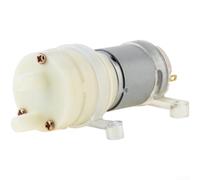 Bomba de agua DC 385 bobina de cobre Funcionamiento silencioso | Motor de acero inoxidable, duradero, autocebante, compacto 8,4 cm, adecuado para agua potable