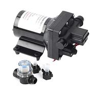 Bomba de agua de 12 V con interruptor de presión, Shurflo 4008101E65 RV Bomba de agua Diafragma de repuesto 55 Psi 3 galones por minuto 7,5 amperios 12 V RV Caravana Bomba de