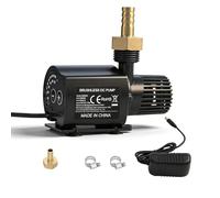 Bomba de agua de 12V con regulación de velocidad de giro, bomba de inmersión de 800L/H Bomba de agua y altura de transporte de 5M, 5 velocidades Mini bomba Wasser für piscina, estanque & acuario
