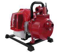Bomba de agua de 2 tiempos, bomba de transporte de agua, bomba de agua de gasolina, 1250 W, motor de 43 cc, depósito de combustible de 0,22 gal, altura de agua de succión de 26 pies, mecanismo de