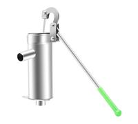 Bomba de agua de acero inoxidable, juego de bomba de mano, diseño ergonómico, alta eficiencia, bomba de mano para agua subterránea de 8 m, profundidad de agua para casa, jardín, granja