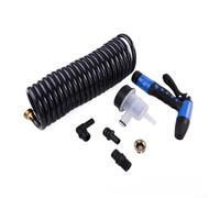 Bomba de agua de alta presión, kit de limpieza industrial de 5 cámaras, motor de funcionamiento en seco autocebante, bajo ruido con protección de interruptor de presión, para lavado de barcos y