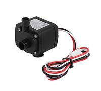 Bomba de agua de CC de 12 V 300L/H Flujo 1800 revoluciones/minuto Disipación de calor rápida Mini bomba de CC de alta velocidad para de enfriamiento de computadora de escritorio