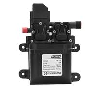 Bomba de Agua de Diafragma 12V 120W,Bomba de Diafragma Auto Cebado Alta Presión con Interruptor de Presión Automático,Succión 2-3m Flujo Máximo 8L / min,Utilizado en Césped, Jardín, Vehículos