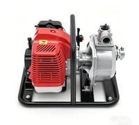 Bomba de agua de gasolina de 2 tiempos 43CC con 135 L/min (plata, rojo, negro)