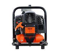 Bomba de agua de gasolina de 2 tiempos 52 cm3 FUXTEC FX-WP152 - con un caudal de 15.000 l por hora y una altura máxima de 35 m, altura máx. de aspiración 8 m - Bomba de jardín