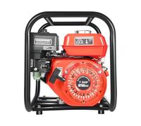 Bomba de agua de gasolina de 7,5 CV, bomba de jardín, bomba de estanque, motor de 4 tiempos, cilindro único, 3600 rpm, 30 m, altura de extracción de 2 pulgadas, diámetro de entrada, volumen de