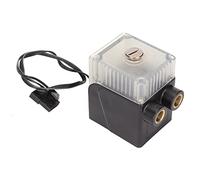 Bomba de Agua de la CPU, G1 Bomba de Agua de 4 Piezas Ultra Silenciosa 12V 450L H Cable de Cobre Trifásico Conector de 4 Pines Bomba Enfriadora de Computadora para de Enfriamiento de(Negro)
