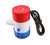 Bomba de agua de sentina de 12 V, bomba marina eléctrica de alto rendimiento de 500 GPH con impulsor semiabierto para barcos, vehículos recreativos marinos, construcción de