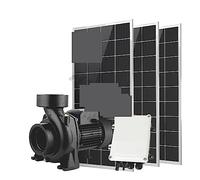 Bomba de agua de superficie de CC for controlador de riego Kit de bombas de refuerzo de presión de agua de presa montada en superficie con energía solar,Ecológico