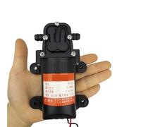 Bomba de agua eléctrica agrícola de diafragma de alta presión, 12 V CC, 70 PSI, 3,5 l/min, 0,48 MPa, color negro. Ideal for lavado de autos.(DC12V Pump)