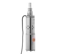 Bomba de agua Endingfuny de 180W, bomba de pozo profundo de acero inoxidable con cable de alimentación de 17m, bomba de pozo solar, bomba sumergible IP68, bomba de presión, bomba sumergible para pozos