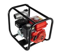 Bomba de agua gasolina 7,5 HP, caudal 60 m³/h, altura 28 m, entrada 76 mm | Chasis reforzado, cuerpo de aluminio, filtro extraíble, aspiración profunda, agricultura y drenaje