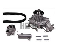 Bomba de agua + juego de correas de distribución HEPU PK76740