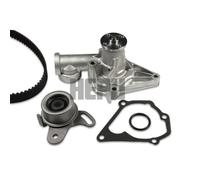Hepu Bomba de agua + kit correa distribución PK77040 - 110 dientes, 22 mm, incluye kit de juntas