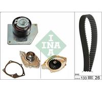 Bomba de agua + kit correa distribució INA 530 0579 3 para MEGANE II 1.9 2002-