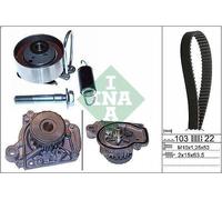 Bomba de agua + kit correa distribución INA 530 0505 31 para LOGO 1.3 1999-