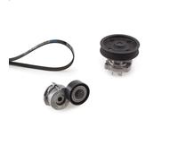 Bomba de agua + kit de correa poli V GATES KP26PK1183 para COMBO Tour 1.3 2005-