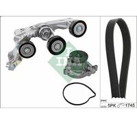 Bomba de agua + kit de correa poli V INA 529 0148 3 para CLASE A (W169) 2 2004-