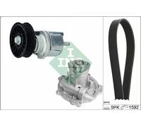 Bomba de agua + kit de correa poli V INA 529 0161 31 AUDI A4 B5 (8D2) 1.9 1995-2