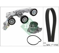 Bomba de agua + kit de correa trapezoidal 529 0148 30 INA para MERCEDES-BENZ