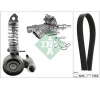 Bomba de agua + kit de correa trapezoidal 529 0297 30 INA para OPEL CORSA B