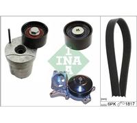 Bomba de agua + kit de correa trapezoidal 529 0370 30 INA para BMW 3 Touring 3 1